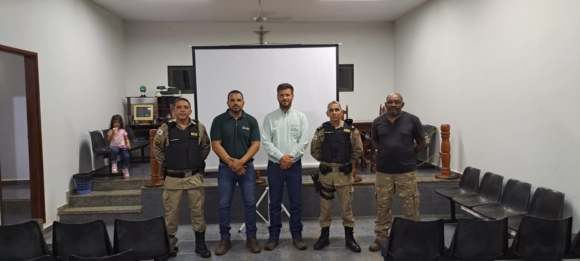 Gestor da Delta participa de reunião sobre patrulhamento rural em Conquista/MG