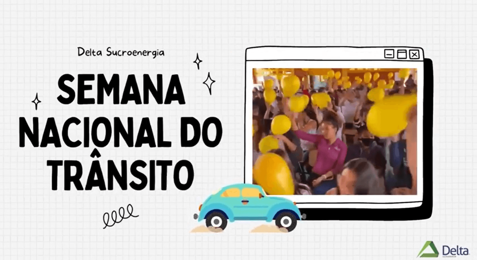 Delta Sucroenergia realiza palestras para 800 crianças em comemoração a Semana Nacional do Trânsito